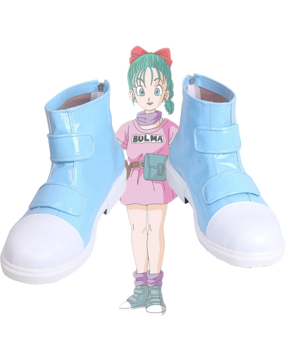 Bulma-Shoes-Cosplay-Anime-Dragonball-Z-Bulma-Cosplay-Boots-Blue-Shoes-Custom-Made-Any-Size