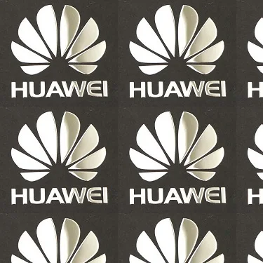 Наклейки с логотипом huawei чистый металл ультратонкие Светоотражающие зеркальные золотистые наклейки 1 шт. наклейки на мобильный телефон 3,5x3,5 см