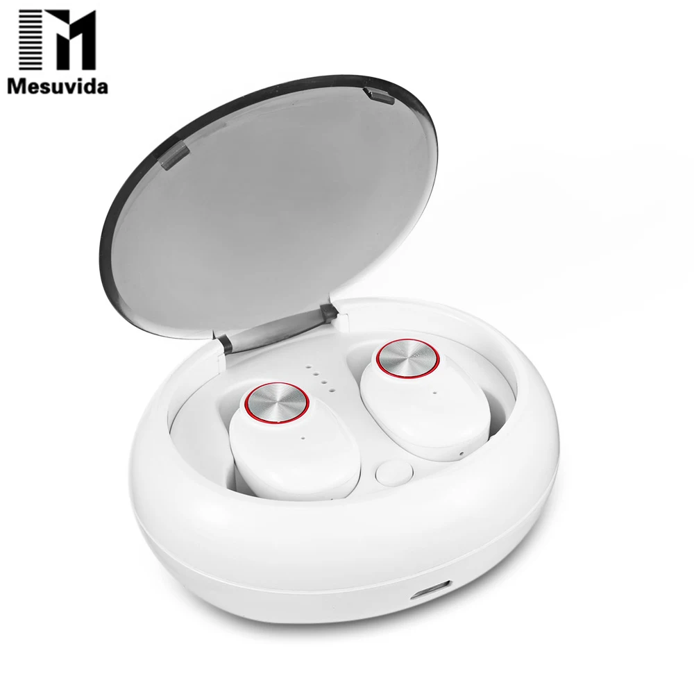 Newest Mesuvida V5 TWS True Wireless Bluetooth Earbuds Noise canceling