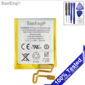 

SanErqi for iPod Nano 7 7th Gen Battery 3.7V Li-ion Battery Replacement 330mAh with Free Tools