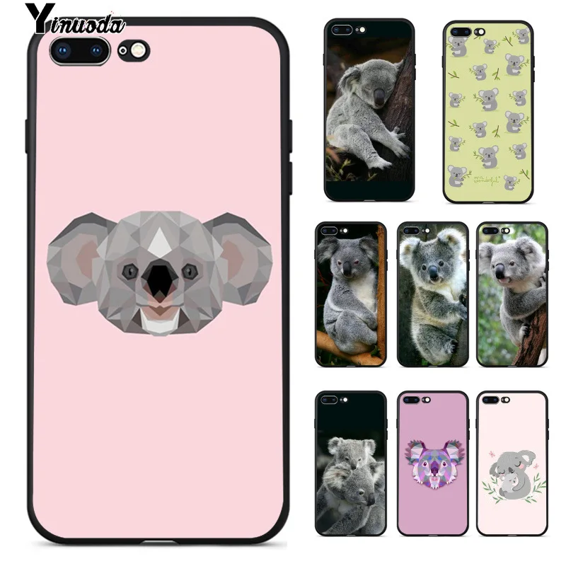 Yinuoda Cute Austrlia Koala art Cover Style Soft Shell Phone Case for