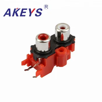 

20PCS AV2-8.4-13 High Quality 2 Holes 3 PINS AV Connector socket