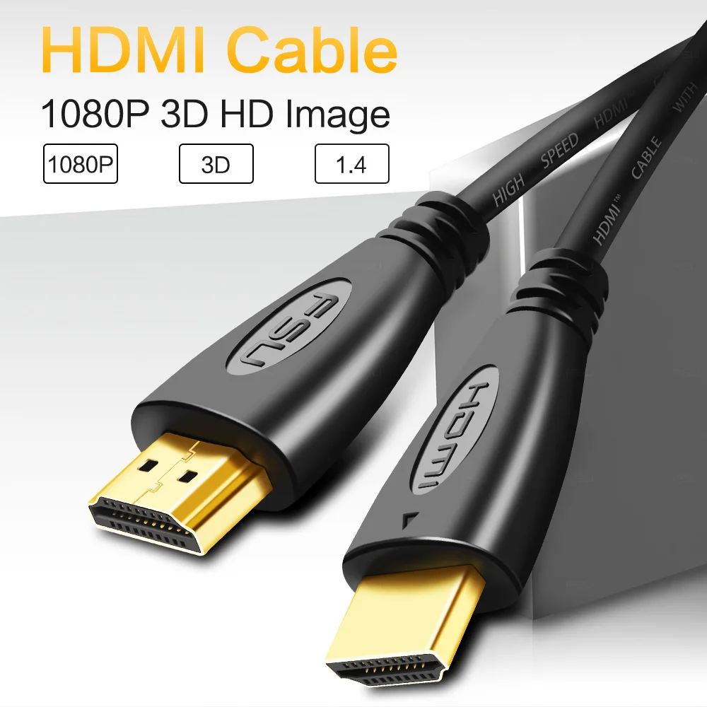 Высокое Разрешение HDMI кабели поддержка 1080P 3D позолоченный мужской разъём HDMI папа HDMI кабель для HDTV PS4 PC STB проектор