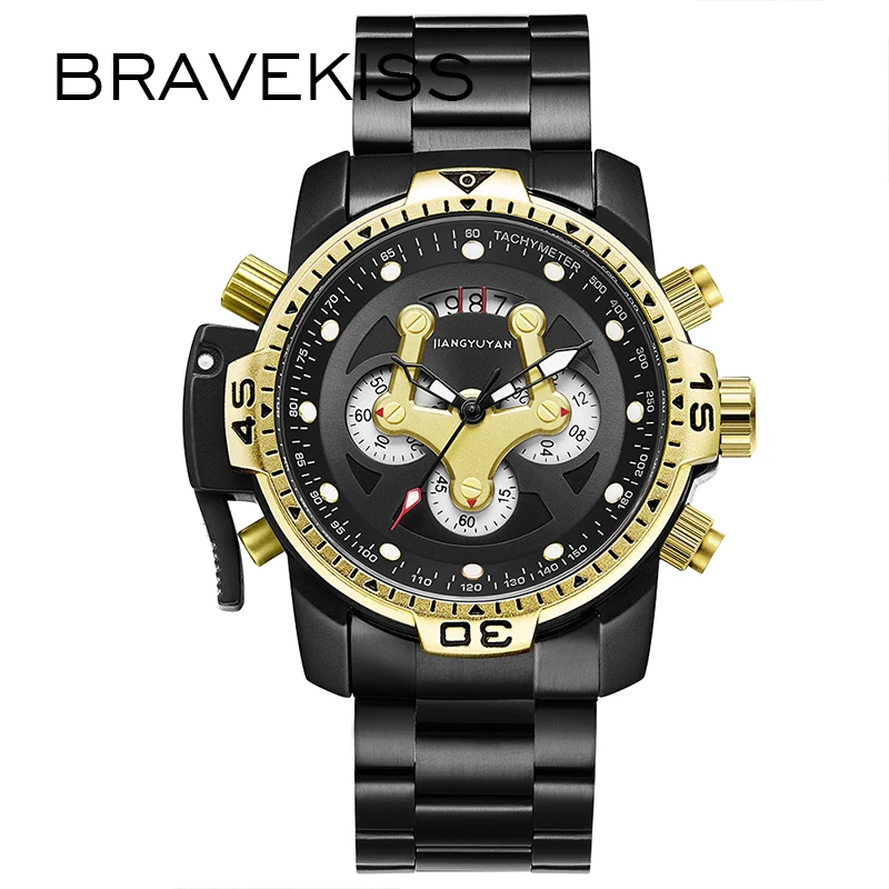 

BRAVEKISS Waterproof Men's Sports Watches Relogio Masculino 2019 Hot Sale Quartz Watch Shockproof Electronic Wristwatch WM0011