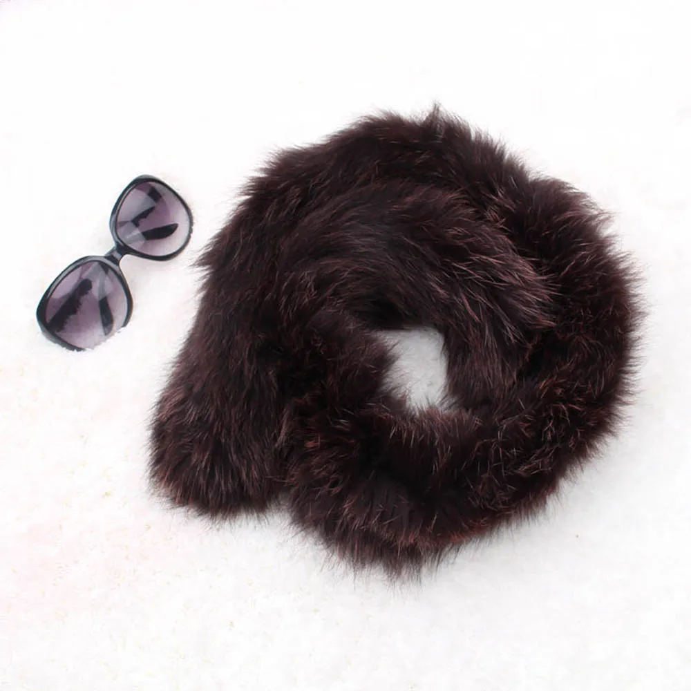 fox fur scarf brown color 1