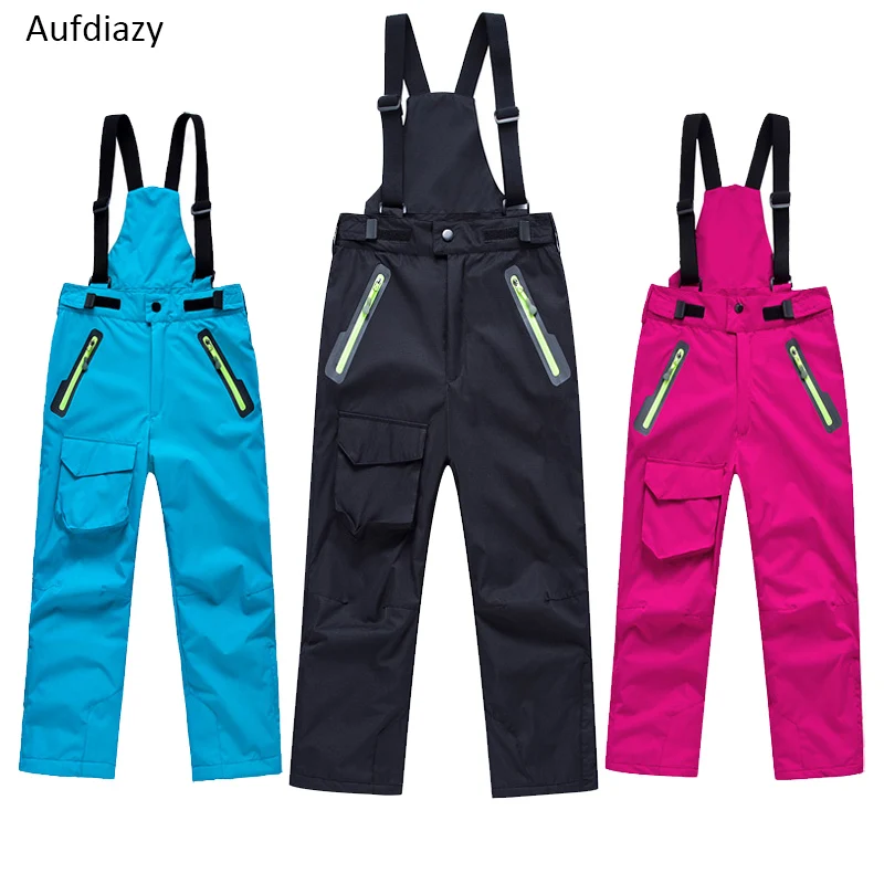 Aufdiazy niños niñas invierno Fleece Softshell esquí pantalones niños impermeable Trekking pantalones niños Leggings Warm OT006 Aufdiazy niños niñas invierno Fleece Softshell esquí pantalones niños impermeable Trekking pantalones niños Leggings Warm OT006