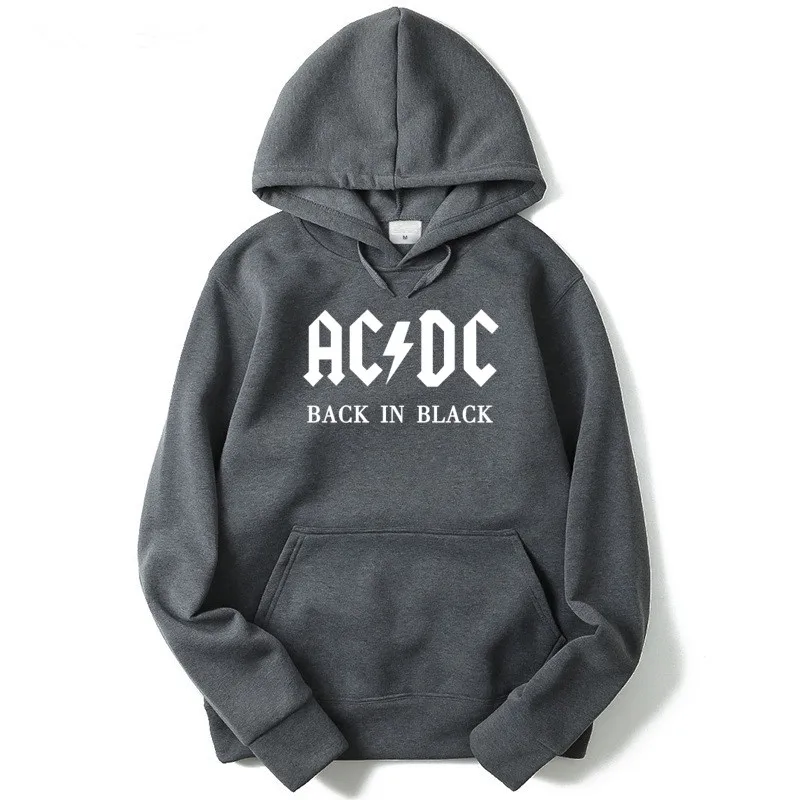 New Camisetas Ac Dc Band Rock Hoodies Women Acdc Graphic Hoodie Ca