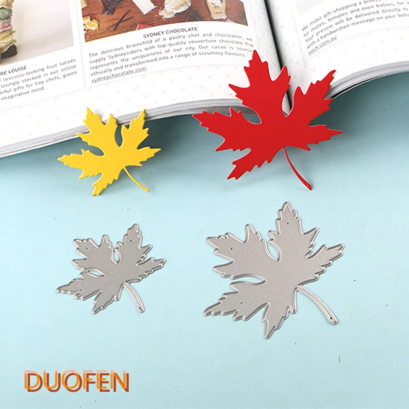 

DUOFEN New creative leaves in May 2018 Metal Cutting Dies Stencil for Scrapbooking stamping Die Cuts Paper Crafts Cards