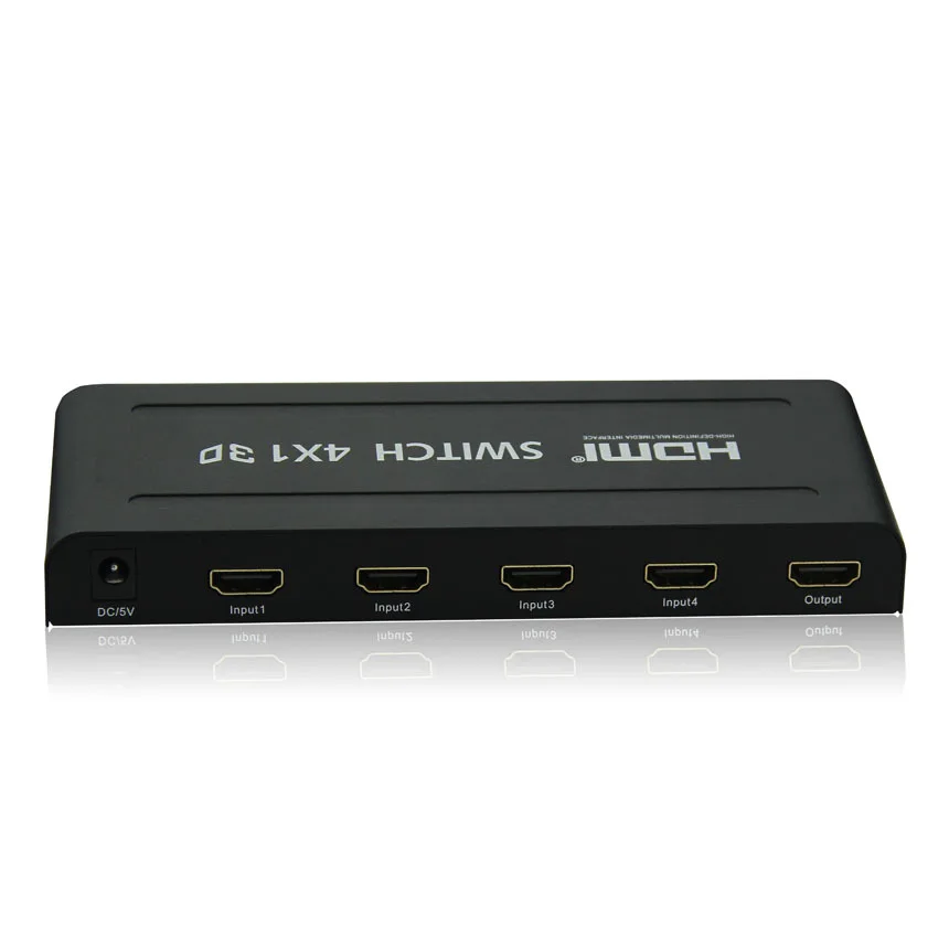HDMI переключатель 4 в 1 выход full HD 4K * 2K 3D портовый коммутатор с поддержкой