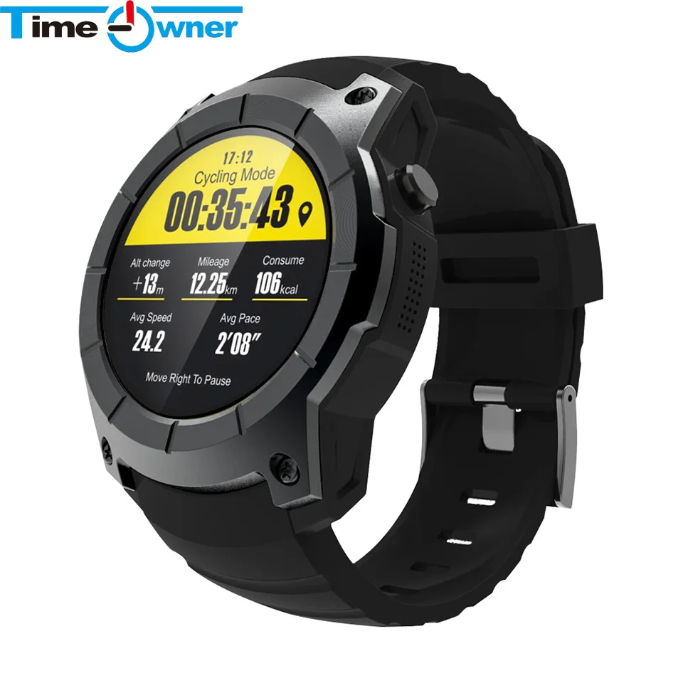 

TimeOwner S958 Smart Watch Men GPS Smartwatch Heart Rate Monitor Multi Sport Mode Smart Wristwatch Support SIM TF Music Player