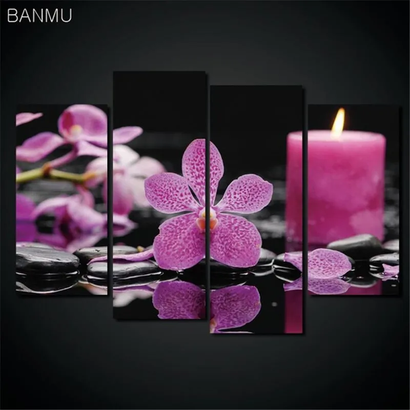 4-Pieces-set-Canvas-Print-Flower-Lotus-In-Black-Wall-Art-Picture-with-Modern-Wall-Paintings.jpg_640x640 (1)