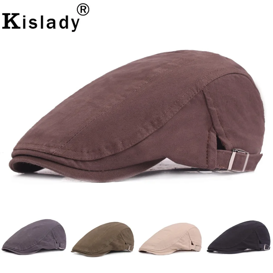 Новинка 2019 весенние винтажные однотонные береты Kislady летняя Высокая мода для