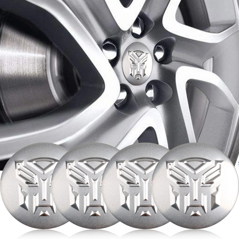 

4x 56.5mm Nuclear Radiation logo Car Tyre Wheel Center Hub Cap Emblem Decal Badge Symbol Sticker creative patterns cap sticker