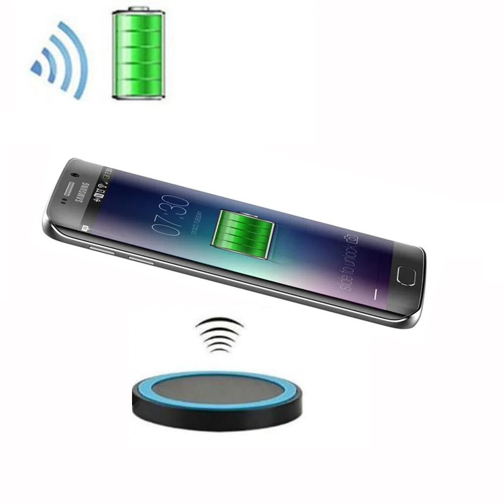 Universal QI Wireless Charger Pad Micro USB Phone Charging For iPhone X/8/Plus/For Samsung Galaxy S6 S7 Edge S8 Plus Note 5 | Мобильные