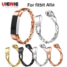 Высококачественный сменный Браслет с горным хрусталем из сплава для Fitbit Alta/Fitbit Alta HR Watch Band