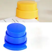 1 шт. практичный штапель без скоб степлер Бумажный Переплет связующий скрепляющий канцелярские принадлежности для школы и офиса использование мини карманный эко-Скрепка S19112