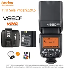 Godox V860II-N ttl Speedlite 2,4G беспроводной литий-ионный аккумулятор 1/8000S вспышка светильник+ X1T-N триггер передатчик для камеры Nikon