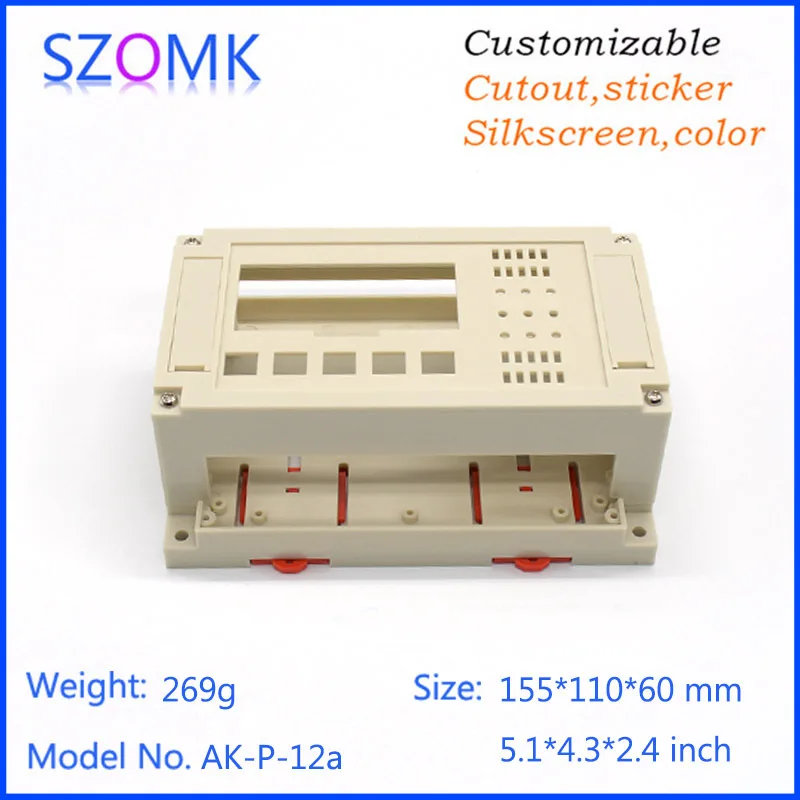 szomk plastic box for electronics project din rail enclosure with connectors terminal blocks electrical plastic outlet boxes control enclosure junction box (8).jpg
