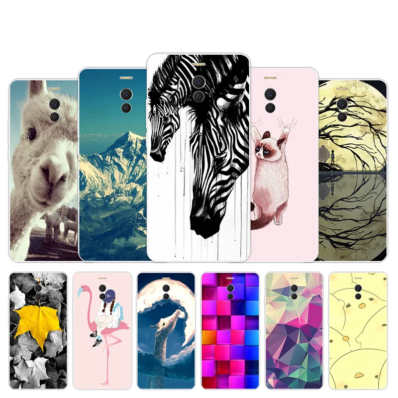 

for Meizu M6 Note/Blue Charm Note 6 Note6 Case For Meizu M6 Note 5.5 Geometry Design Cases Soft Silicone Cover For Meizu M6Note