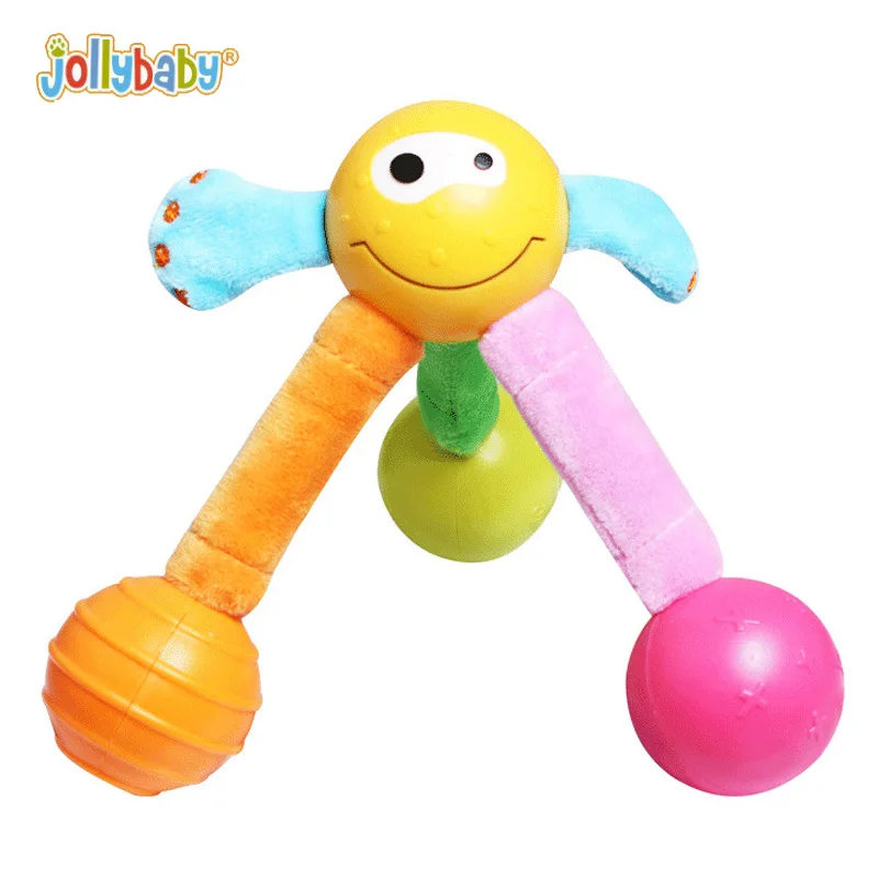Jollybaby Jumpy Copain Sauteur Baby Rattles Bell Hand Grasp Ball