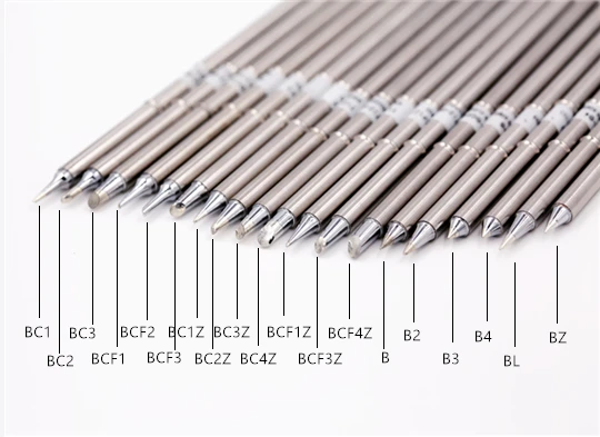 SZBFT T12 серии T12-BC1 BC2 BC3 паяльник Советы паяльник наконечник сварки sting 3 шт./лот - Цвет: 3pcs as your choice