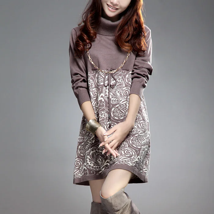 

Women Sweater New 2019 Fashion Winter Solid Long Sweater and Pullovers Women clothing Knitted Casual Winter Cloting