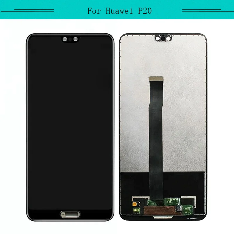 

3pcs Complete LCD For Huawei P20 EML-L09 EML-L22 EML-L29 full LCD Display with Touch Screen Digitizer Assembly Free shipping