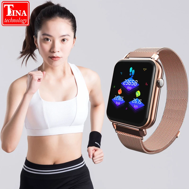 100% Original Y6 Pro Smart Watch Fitness Tracker Heart Rate Blood Pressure Oxygen Wristband 