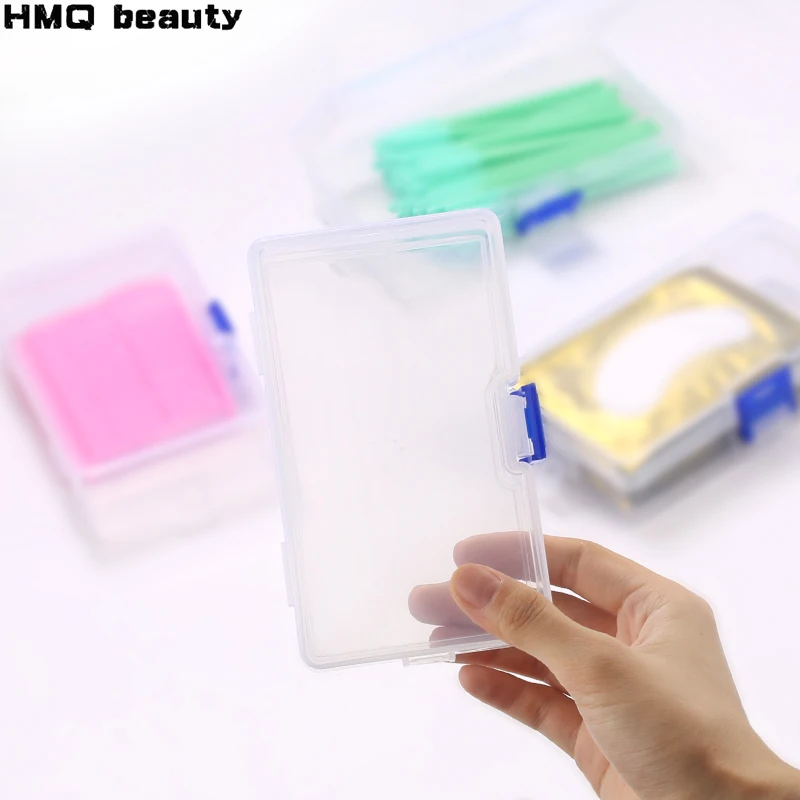 

New Eyelash Extensions Tweezers Case Holder Eye Lashes Tool Storage Empty Bag Organizer Professional Beauty Makeup Box Tools
