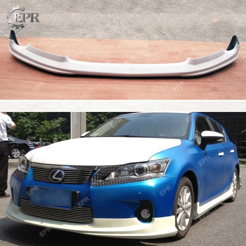 

For Lexus CT200h (2011+) TM Style FRP Glass Fiber Front Half spoiler Lip Body Kit Tuning Part For Lexus Fiberglass Front Lip