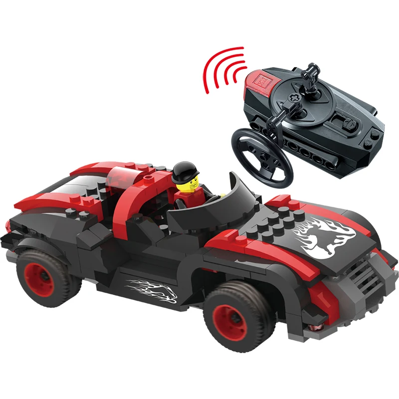 

RC Car Remote control Blocks Car Compatible LegoINGLY Assembled Blocks Toys Building Blocks Armor Cattle Car For Children