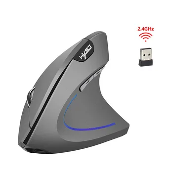 

2.4G Wireless Mouse Vertical Mouse Ergonomic Office 6 Buttons Adjustable 2400dpi Optical Mouse For Office Games PC Laptop