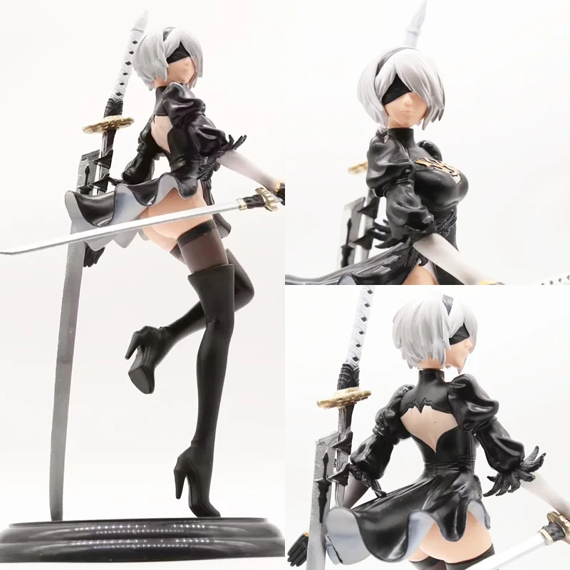 Аниме игра NieR Automata YoRHa № 2 Тип B 2B ПВХ экшн фигурка Коллекционная модель игрушка