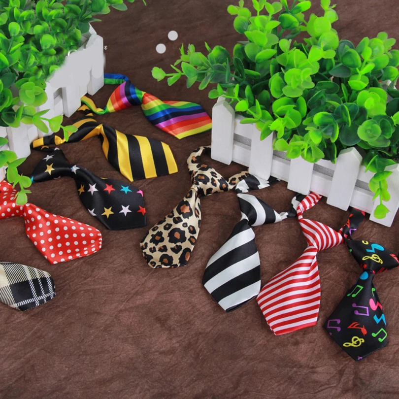 

Animal Fashion Formal Cotton Bow Tie Dog Cat Classical Striped Bowties Colorful Butterfly Bowtie Pet Tuxedo Ties