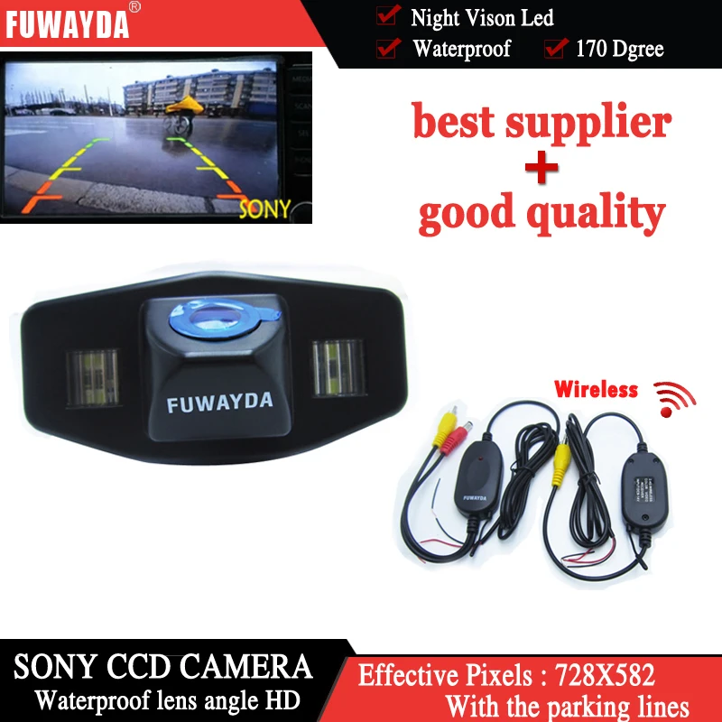 FUWAYDA Wireless SONY CCD Chip Car RearView Reverse Backup CAMERA for