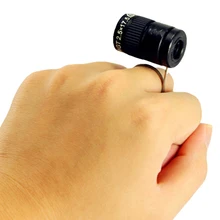 Горячая мини 17,5x2,5 HD оптический Монокуляр телескоп ультра миниатюрный палец пряжка Монокуляр пеший Туризм тактический ручной телескоп
