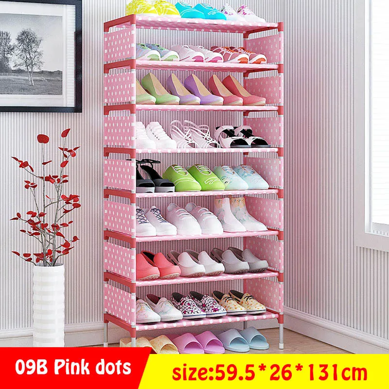 Multi Layer Shoe Rack Nonwovens Easy to install Shoe cabinet Shelf Storage Organizer Stand Holder Space Saving Furniture