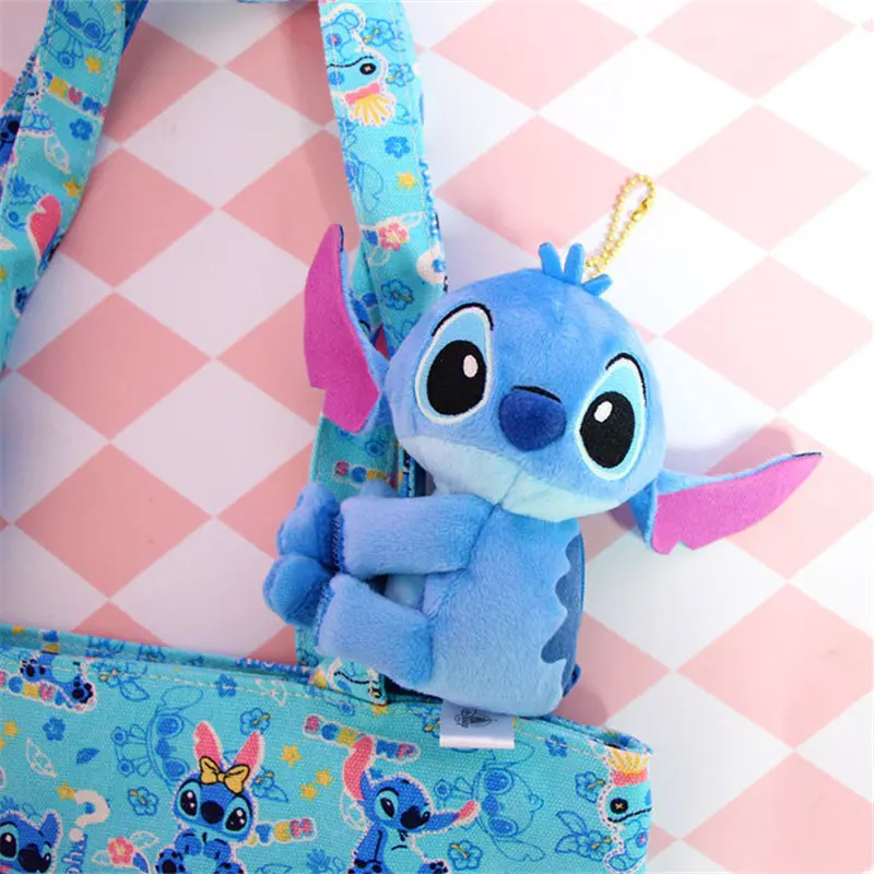 Disney милый мультфильм Креативный школьный кошелек монета сумка Плюшевые куклы стежка сумка с подвесками аксессуары - Цвет: A