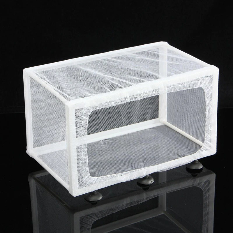 1pc Plastic Fish Breeding Incubator Net Hanging Fish Hatchery Isolation Box 26 x 15 x 15.5cm For Aquarium Accessory