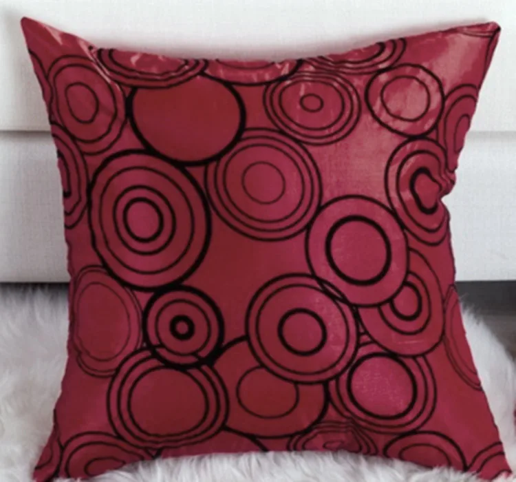burgundy pillow cover wine red wedding table decorations 45 x45