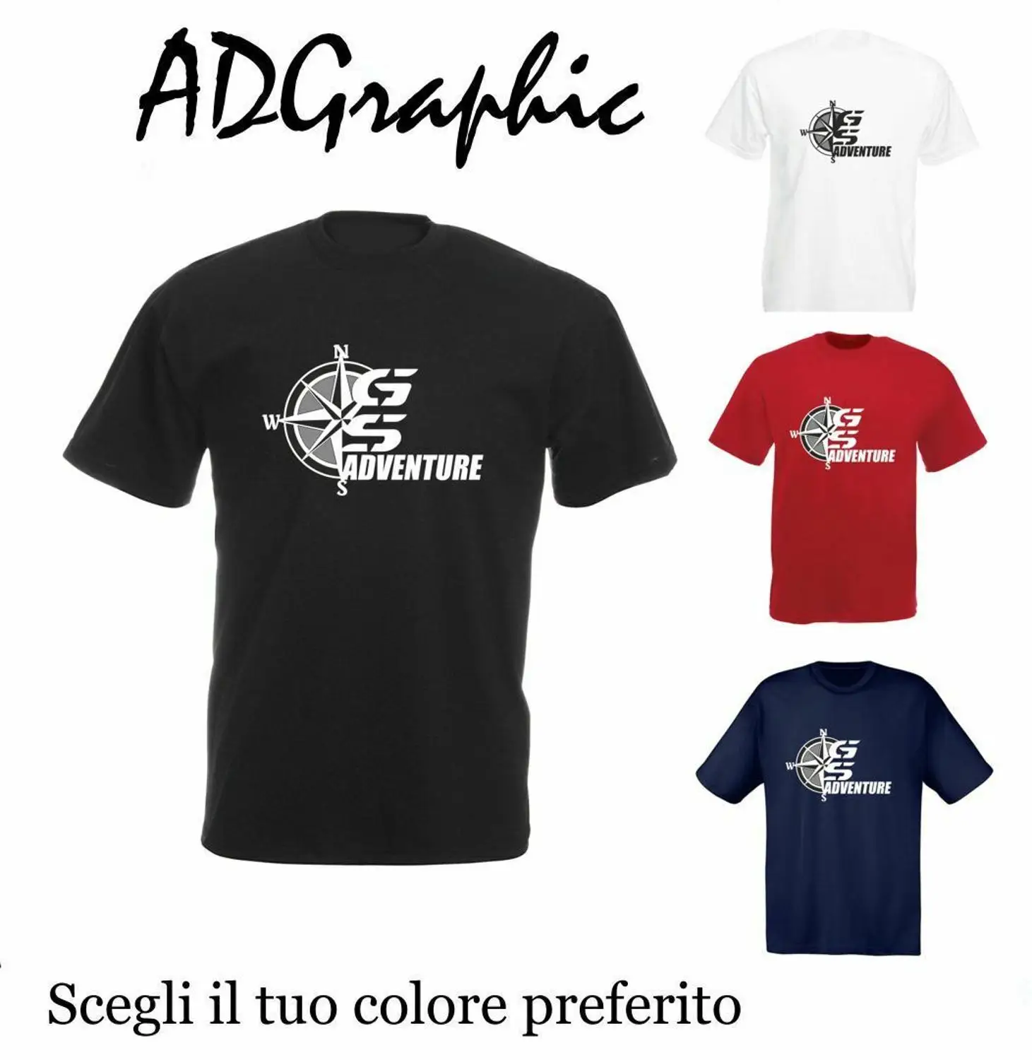 T-Shirt Pmotorcycle R 1200 Gs Compass 2019 New Arrival Men'S Summer Trendy Mens Hip Hop Short Sleeve T Shirt | Мужская одежда