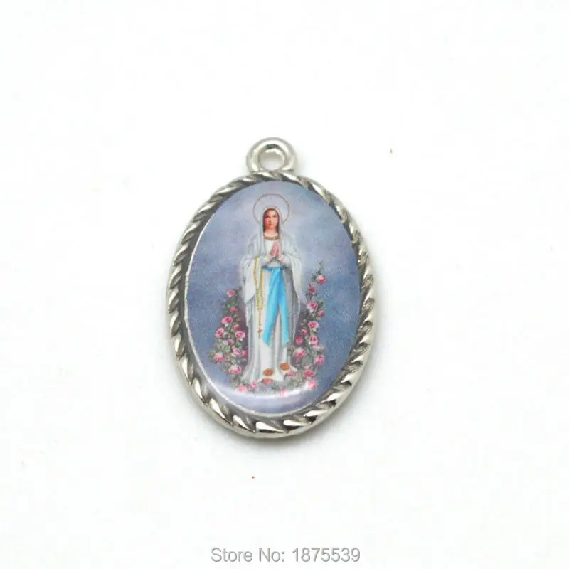 Fatima Pio Our Lady of Guadalupe с двумя боковыми изображениями модная католическая подвеска