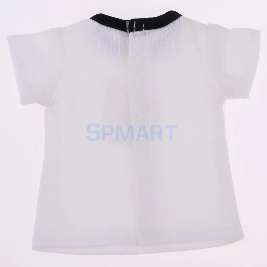 Handmade 1/6 Jumper Short Sleeve Top Dress-up Accessory For 12inch Blythe Azone Licca Dolls