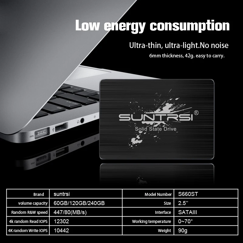 Suntrsi Interne Solid State Disk SSD S660ST 60 GB SSD SATA3 960 GB 480 GB 240 GB High Speed SSD für