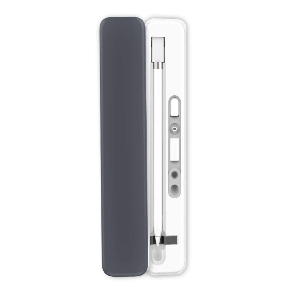 2019 NEW Portable Wireless Adapters For Apple Pencil Receiver Cover Storage Box Charger Case Fast Charging FOR pencil case | Электроника