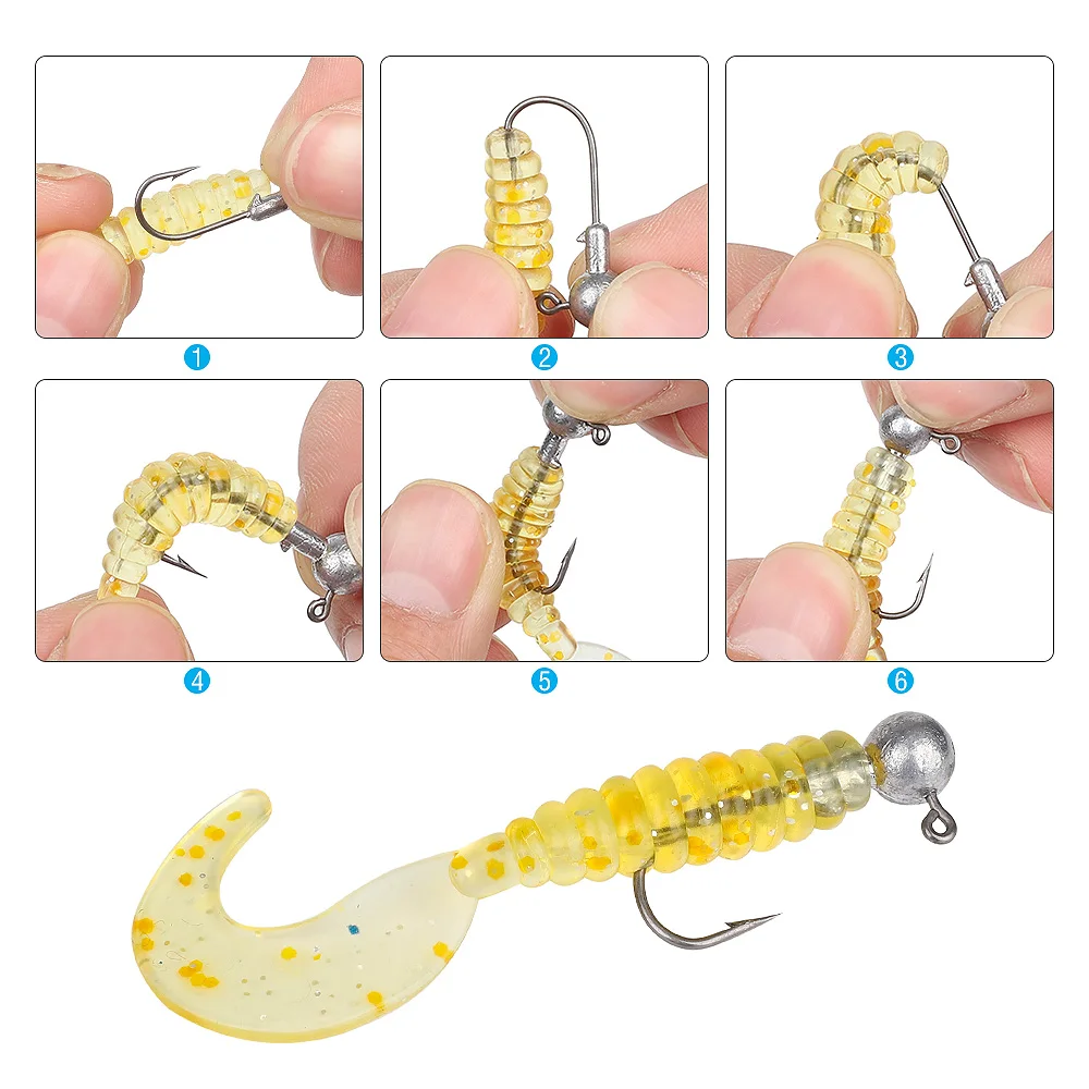 DONQL 20pcs/Box Lead Head Fishing Hook Crank Jig Head Hook for Carp Fishing Lure Soft Worm 1-20g Fishing Tackle Accessories DONQL 20pcs/Box Lead Head Fishing Hook Crank Jig Head Hook for Carp Fishing Lure Soft Worm 1-20g Fishing Tackle Accessories