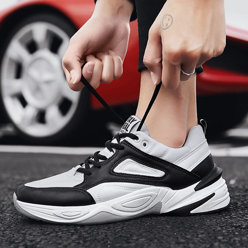 Новое поступление 2018 удобные мужские кроссовки M2k Tekno V2 с резиновой подошвой