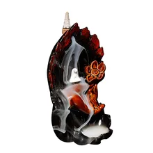 Ручной работы дзен керамическая курильница необычные украшения фэн шуй украшения+ 10 пирамидки благовоний