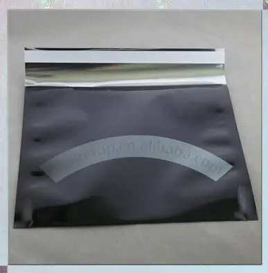 9x12 элегантные голографической фольги Поли Мейлер A4/C4 229x324 мм пластиковые конверты доставки - Цвет: Black