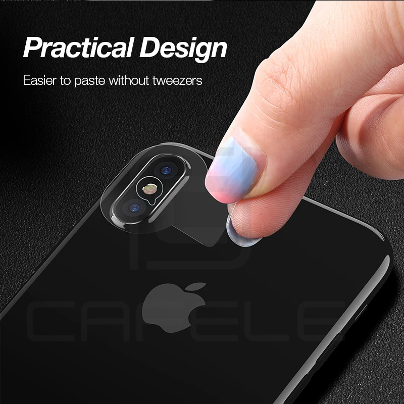 CAFELE Camera lens Screen Protector for iphone X Xs Max Clear Camera Tempered Glass For iphone Xs Seamless covering Anti-scratch